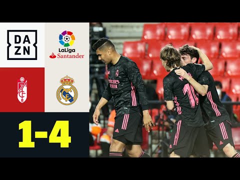 Real bleibt im Meisterschaftsrennen: Granada - Real Madrid 1:4 | LaLiga | DAZN Highlights