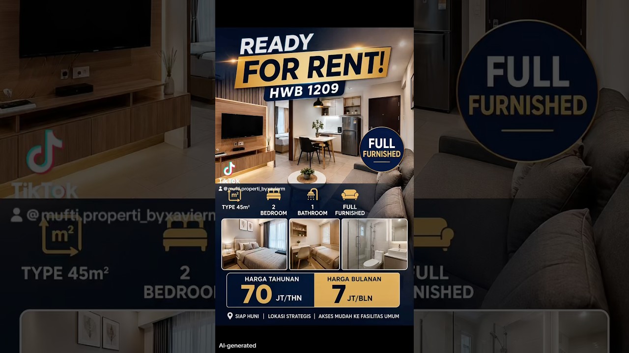 Apartment For Rent Moi Fully Furnished Ready to Move In