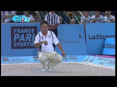 Championnat du monde p�tanque 2012 - Finale - France vs Tha�lande - YouTube