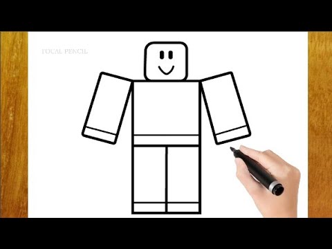 HOW TO DRAW NOOB ROBLOX