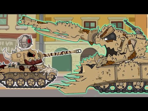 Devourer vs Parasite. Cartoons About Tanks. @HomeAnimations