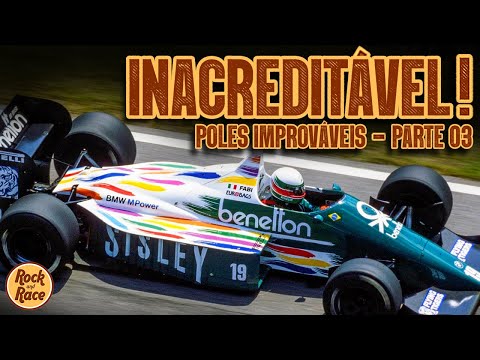 PARTE 03!!! As POLE POSITIONS MAIS IMPROVÁVEIS da HISTÓRIA da F1