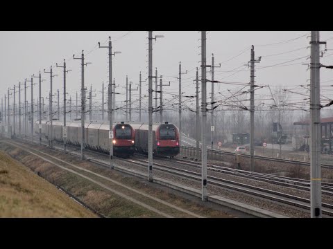 Railjet Crossing at top speed