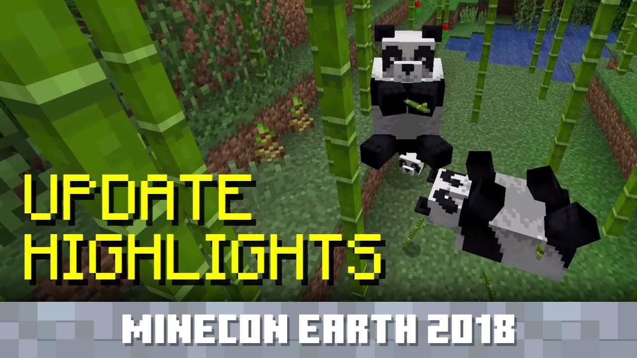 MINECON Earth 2018: Update Highlights - YouTube