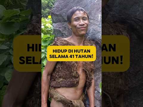 41 YEARS OF LIVING IN THE DEPTHS OF THE JUNGLE! THE REAL-WORLD TARZAN #shorts #primitive