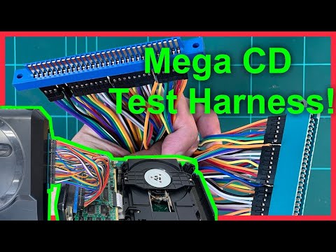 Building a Sega Mega CD test harness