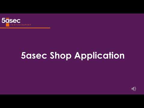, title : '5asec shop application'