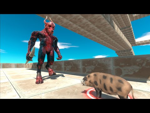 Kozarog the Demon vs All Units - Animal Revolt Battle Simulator