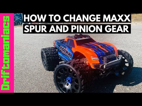 How To Change Traxxas MAXX Spur Gear And Pinion Gear