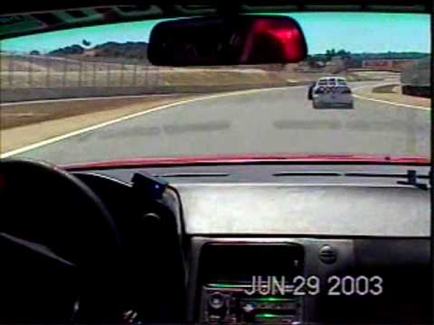 scca laguna seca race 2003 start and finish win