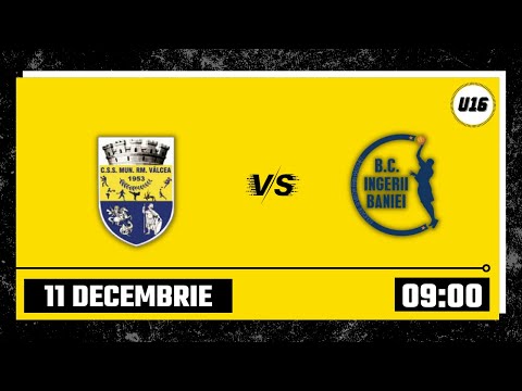 LIVE 🏀 CN U16M CSS Ramnicu Valcea - ACS ID Ingerii Baniei Craiova