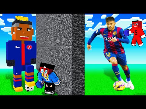 HASANI YAPI KAPIŞMASINDA NEYMAR ile TROLLEDİM !! - Minecraft