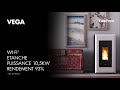 Vega Airtight poêle à pellets 10,5kW blanc | video 1