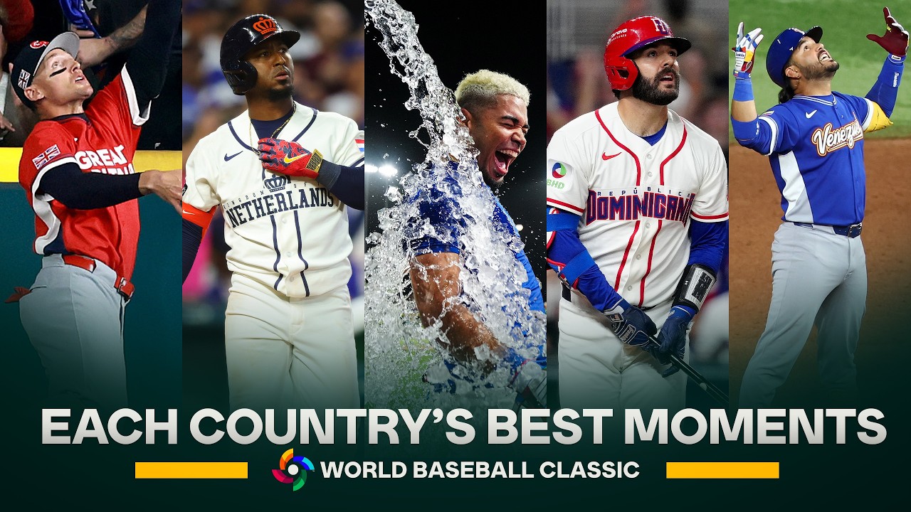Each country's BEST moment from the 2026 World Baseball Classic 👏 (Walk-offs, robberies, more!)