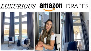 Best Amazon Purchase // Amazon Drapes // Luxurious Drapes // Extra Long Drapes