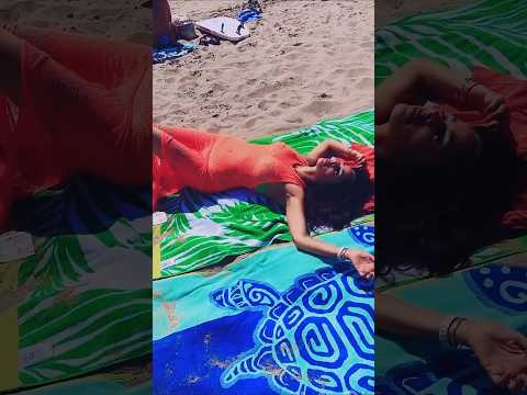 ❤️‍🔥 WEEKEND Vibes! #mallikasherawat enjoys her day out at the #beach #shorts