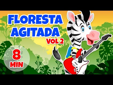 Floresta Agitada vol 2 - Giramille 8 min | Desenho Animado Musical