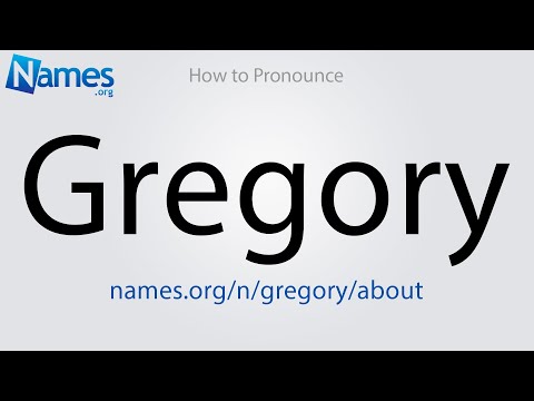 How to Pronounce Gregory