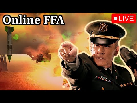 🔴LIVE - Snaking my way to VICTORY in FFA`s - Generals Online! | C&C Generals Zero hour!!