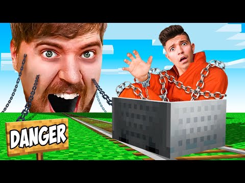 I Escaped MrBeast’s IMPOSSIBLE Minecraft Prison