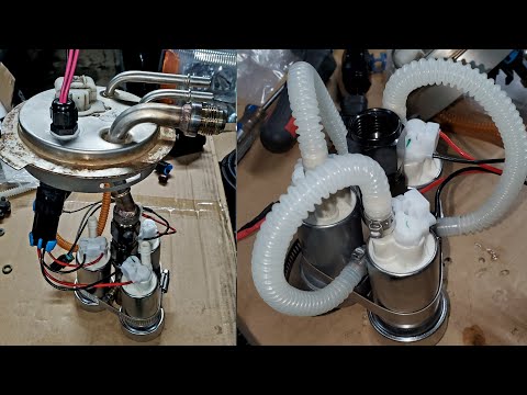 1000hp Escalade Triple Walbro 450 Fuel Hat Set up.