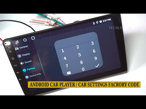 Android 13 Car Player Device Settings: What is the Factory Code?