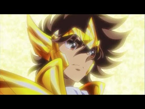 Saint Seiya Omega: Sagittarius Seiya vs. Pallasites (Atomic Thunderbolt) [ENG SUB]