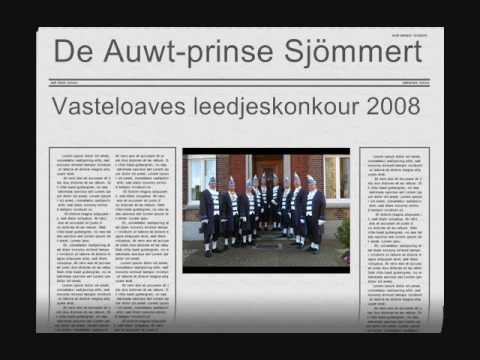 Auwt prinse presentere, Sjömmert Vastelaoves leedjesKonkour 2008