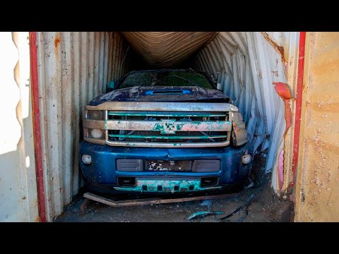 Así quedo después de 2 años bajo el MAR : EL MISTERIO DE LOS CONTENEDORES DE BARCOS