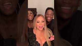 Mariah Carey Singing “Slipping Away” backstage, 2020 🖤 #shorts