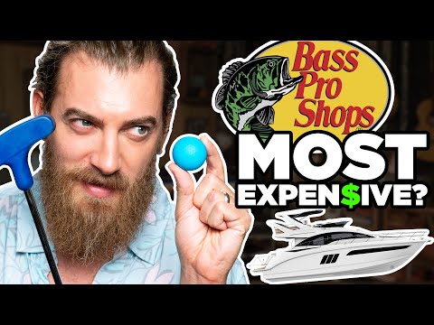 What's The Most Expensive Item At Bass Pro Shops? (Mini Golf Game)