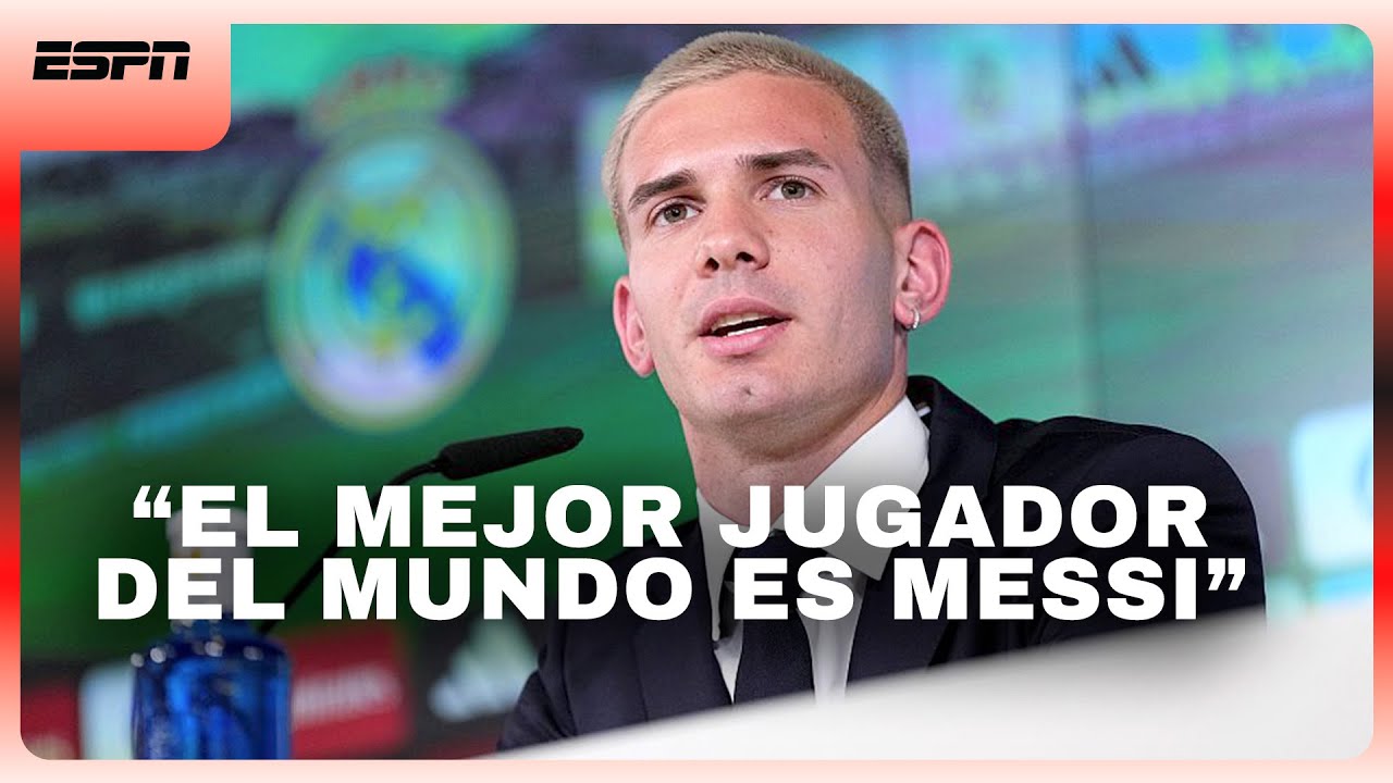 ¡FRANCO DESTACÓ A MESSI EN MADRID! Mastantuono y su primera conferencia como jugador del Real Madrid