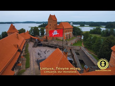 Lithuanian National Anthem (with BEAUTIFUL drone footage)!