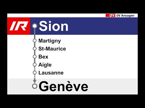 annonce CFF  • IR 1904 • Bienvenue Sion – Genève (F, D, E)