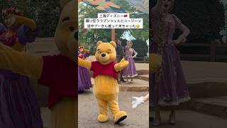 【上海ディズニー】朝限定豪華なショー☀️踊り狂うラプンツェルとユージーン✨#vlog #ディズニー #ディズニーランド #上海 #上海ディズニーランド #ラプンツェル #プーさん