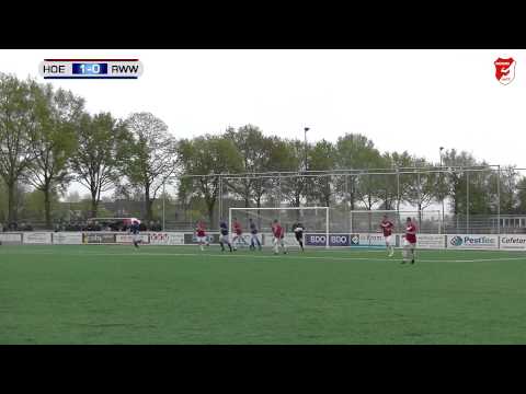 Samenvatting voetbalwedstrijd Hoeven 1 - Rood-Wit 1 ( Full HD )