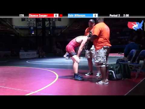 Fargo 2012 170 7th Place Match: Chance Cooper (Missouri) vs. Dale Hilleman (Iowa)