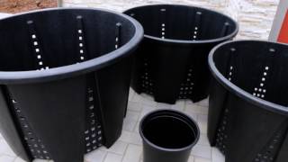 Gro Pro Premium Anti-Spiraling Round Pots 
