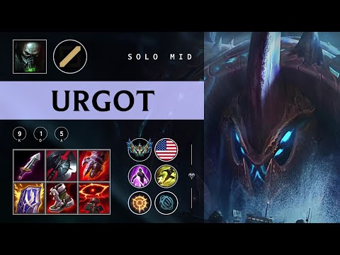 Urgot Mid vs Yasuo - NA Challenger Patch 25.23