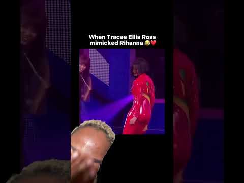 Tracee Ellis Ross mimicking Rihanna, so funny 😂 #funny #music #memes #popstar #celebritynews