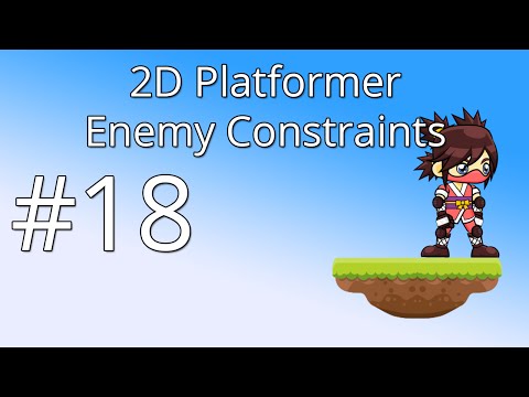 18: Unity 5 tutorial for beginners: 2D Platformer - Enemy constraints
