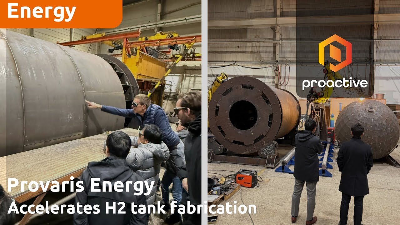CO2 tank milestone: Provaris begins welding phase