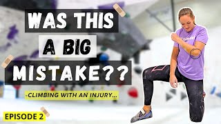 Climbing With a Serious Elbow Injury — Without Knowing