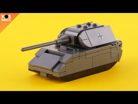 Lego Maus / Panzer 8 Немецкие мини-танки времен Второй мировой войны (Учебное пособие)