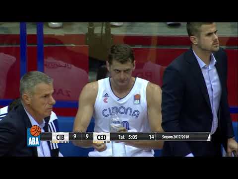 ABA Liga 2017/18, Round 4 match: Cibona - Cedevita (14.10.2017)