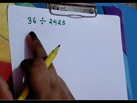 long division(hindi)| smaller number divided by bigger number| division in hindi Video