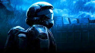 🎧 Thunder and Rain with Halo 3: ODST Piano 8 Hours | Sleep and Relaxation