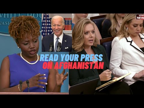 KJP Have No Idea What Biden Meant By 'Read Your Press' & 'I Was Right' On Afghanistan