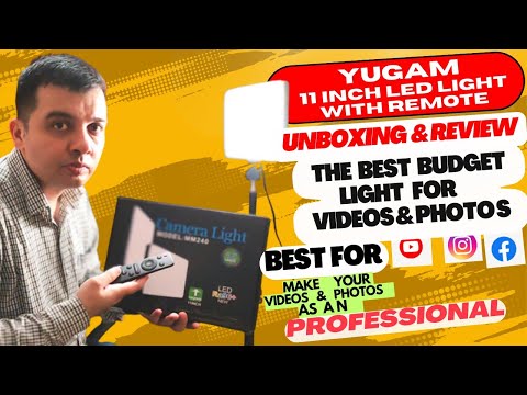 Yugam Led Light Best for Videos & Photos Unboxing and Full Review
