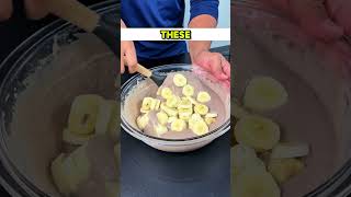 Don’t Throw Banana Peels Until You See This #bananacake #easyrecipe #foodshorts #bananadessert